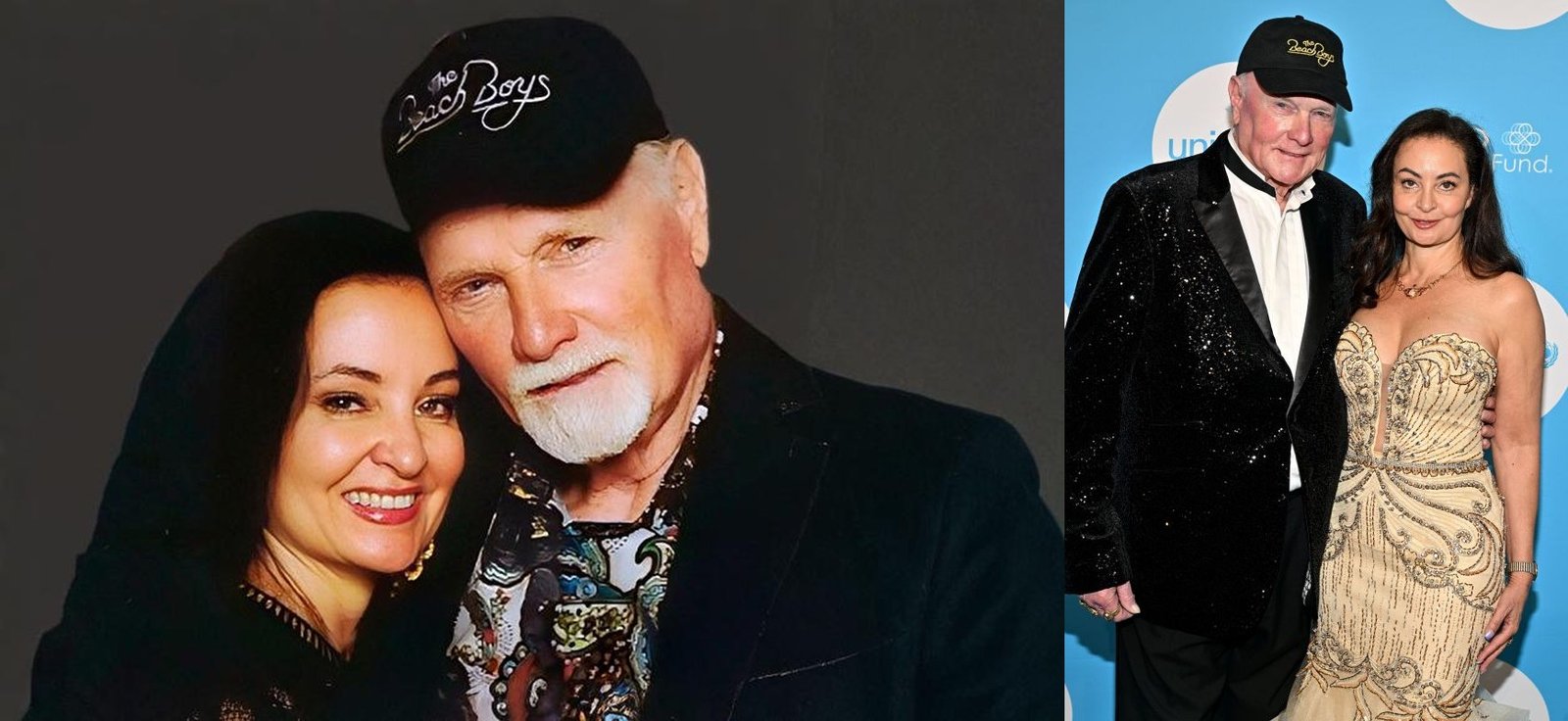 Jacqueline Piesen with her husband Mike Love, Beach Boys co-founder.