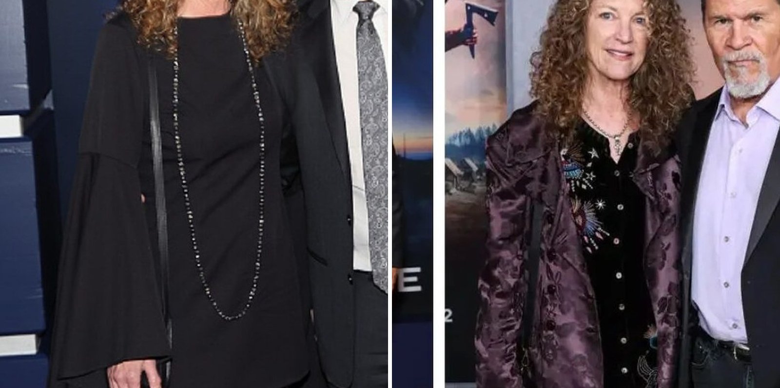 Leslie Bryans with her husband A Martinez at public events